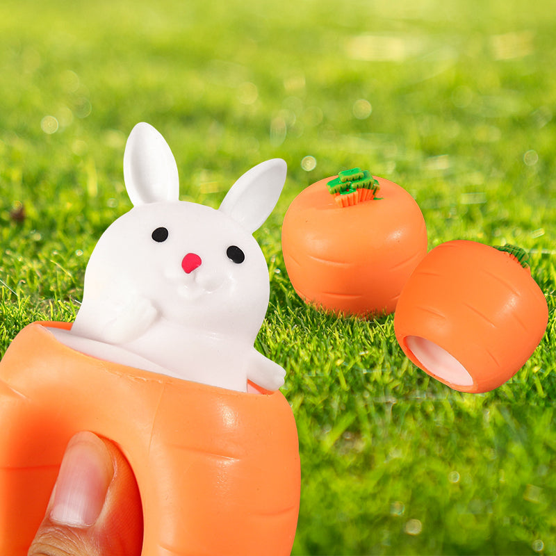 Cute Carrot Rabbit Fidget Toy