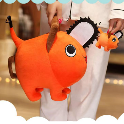Pochita Chainsaw Dog Plush Doll and Pillow